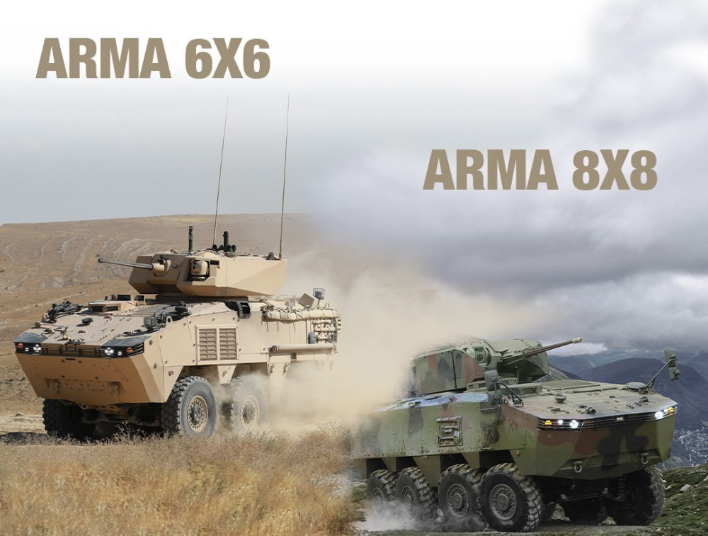 Otokar, Eurosatory 2022'de ARMA 6x6 ve ARMA 8x8'i tanıtıyor