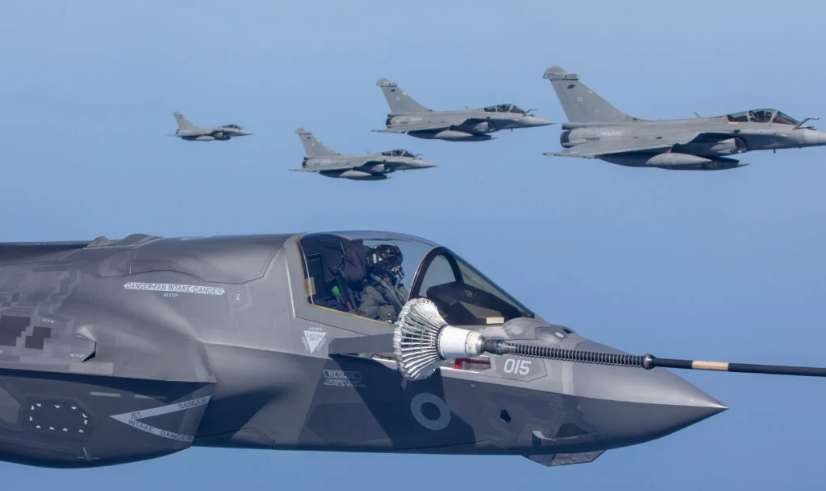 RAF'ın F-35B'leri Biscay Körfezi'ndeki Ocean Hit tatbikatına katıldı
