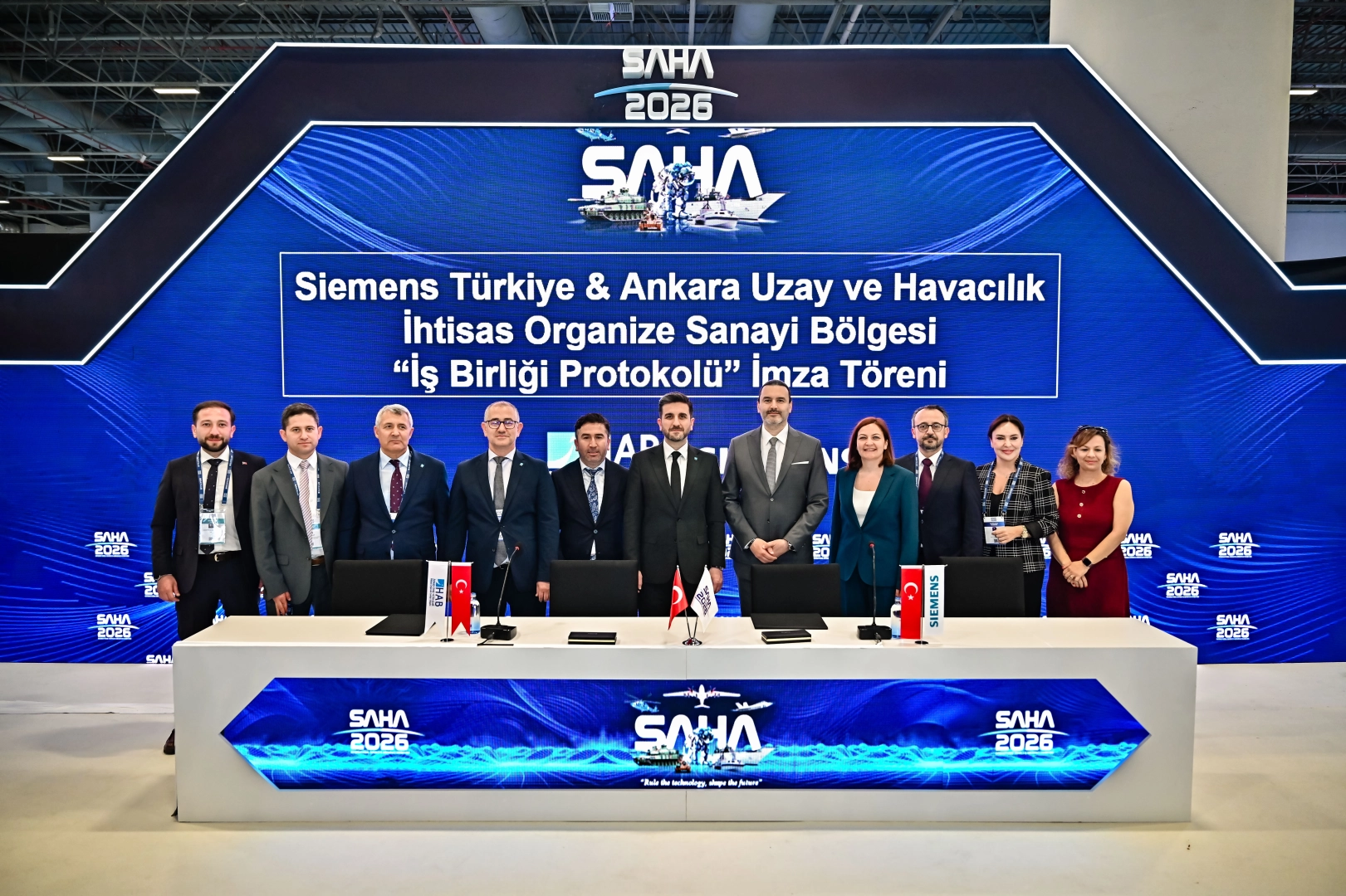 Siemens T&uuml;rkiye ile Ankara Uzay ve Havacılık İhtisas Organize Sanayi B&ouml;lgesi Arasında &Ouml;nemli İş Birliği