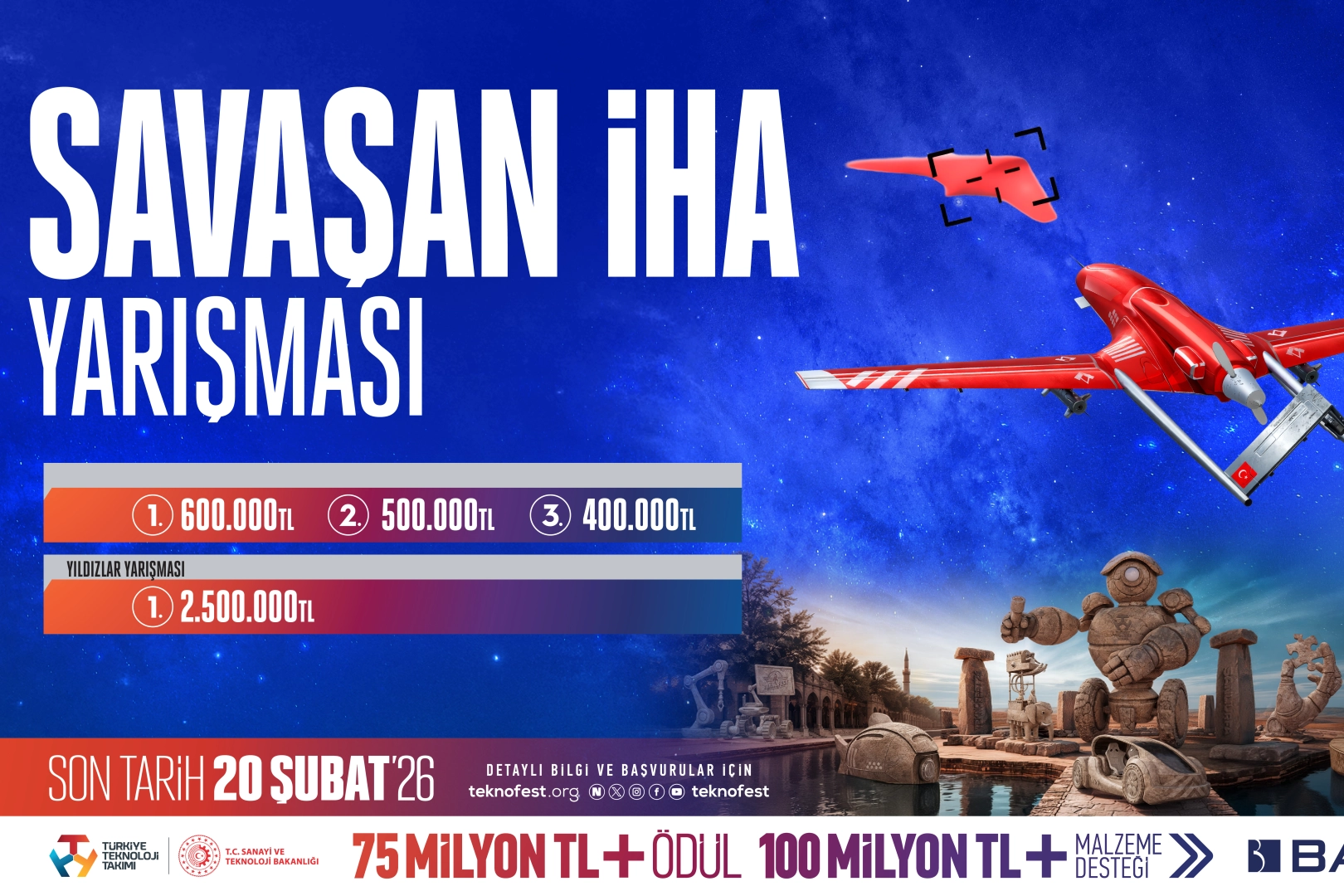 TEKNOFEST&rsquo;te Savaşan İHA&rsquo;lar B&uuml;y&uuml;k M&uuml;cadeleye Hazırlanıyor