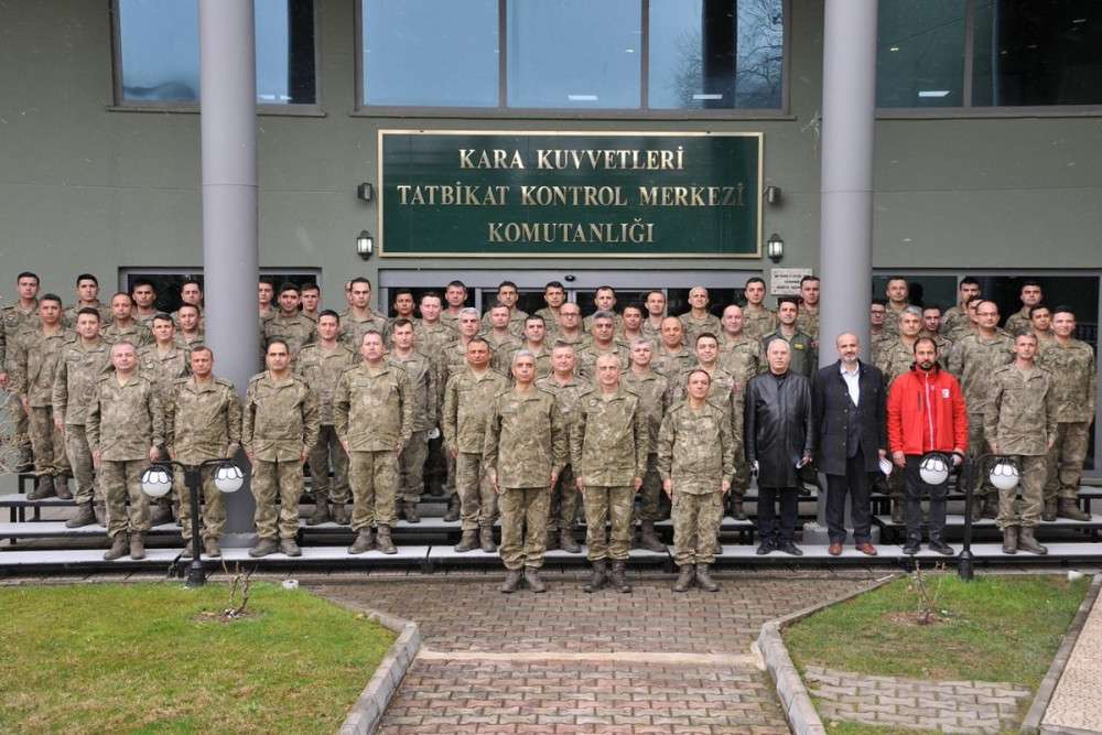 “AKINCI-2022 Bilgisayar Destekli Tugay Komuta Yeri Tatbikatı” yapıldı