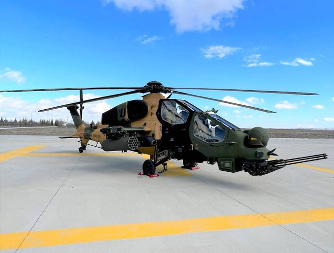 Kara Kuvvetleri Komutanlığı’nın envanterine bir ATAK helikopteri daha alındı