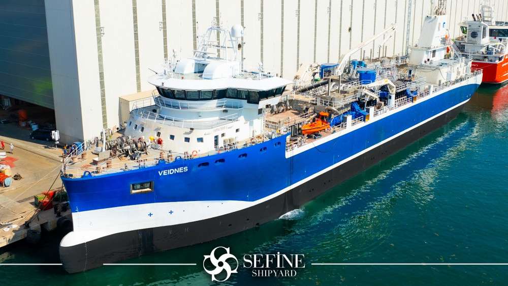 Sefine Tersanesi Mavi Sulara Yeni Bir Gemi Yolladı