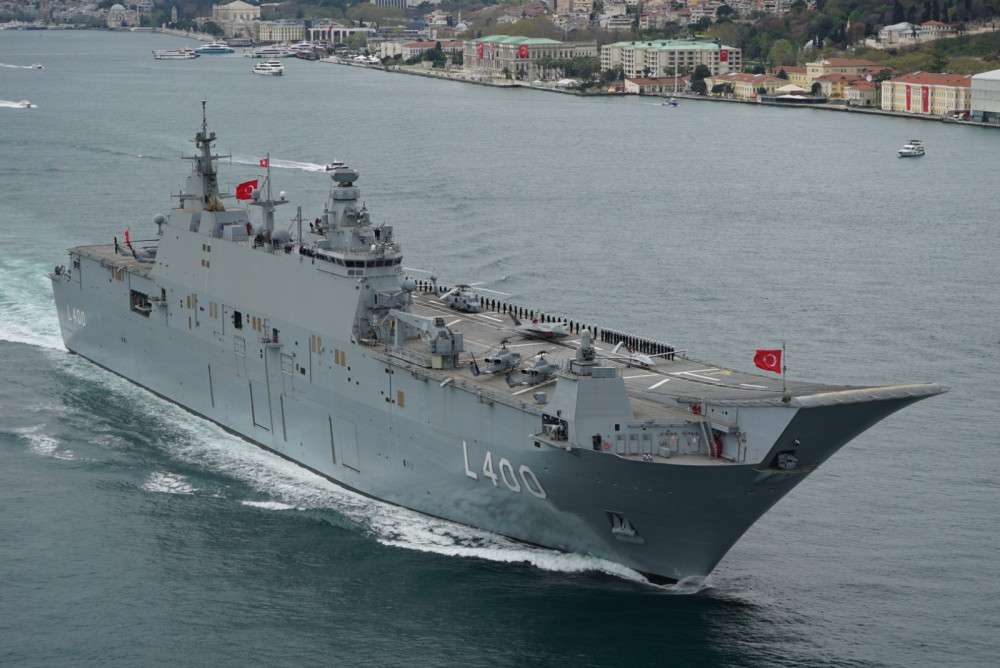  TCG ANADOLU, 30 Kasım-6 Aralık tarihleri arasında İzmit Liman'ında 