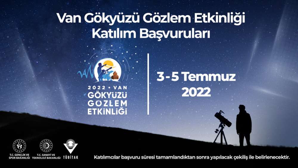  Van Gökyüzü Gözlem Etkinliği başvuruları başladı